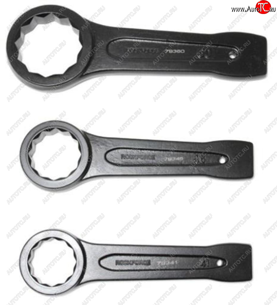 10 399 р. Ключ накидной 115мм ударный односторонний L=430мм ROCKFORCE ROCKFORCE rf-793115  с доставкой в г. Керчь