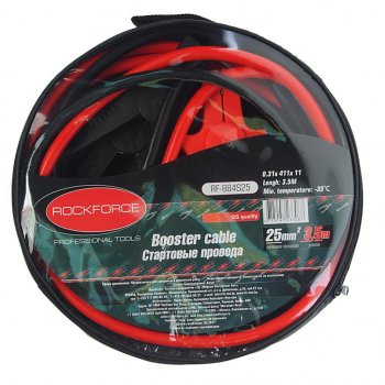 2 269 р. Провода для прикуривания 800А 3.5м (морозостойкие) ROCKFORCE ROCKFORCE rf-884s25  с доставкой в г. Керчь. Увеличить фотографию 1