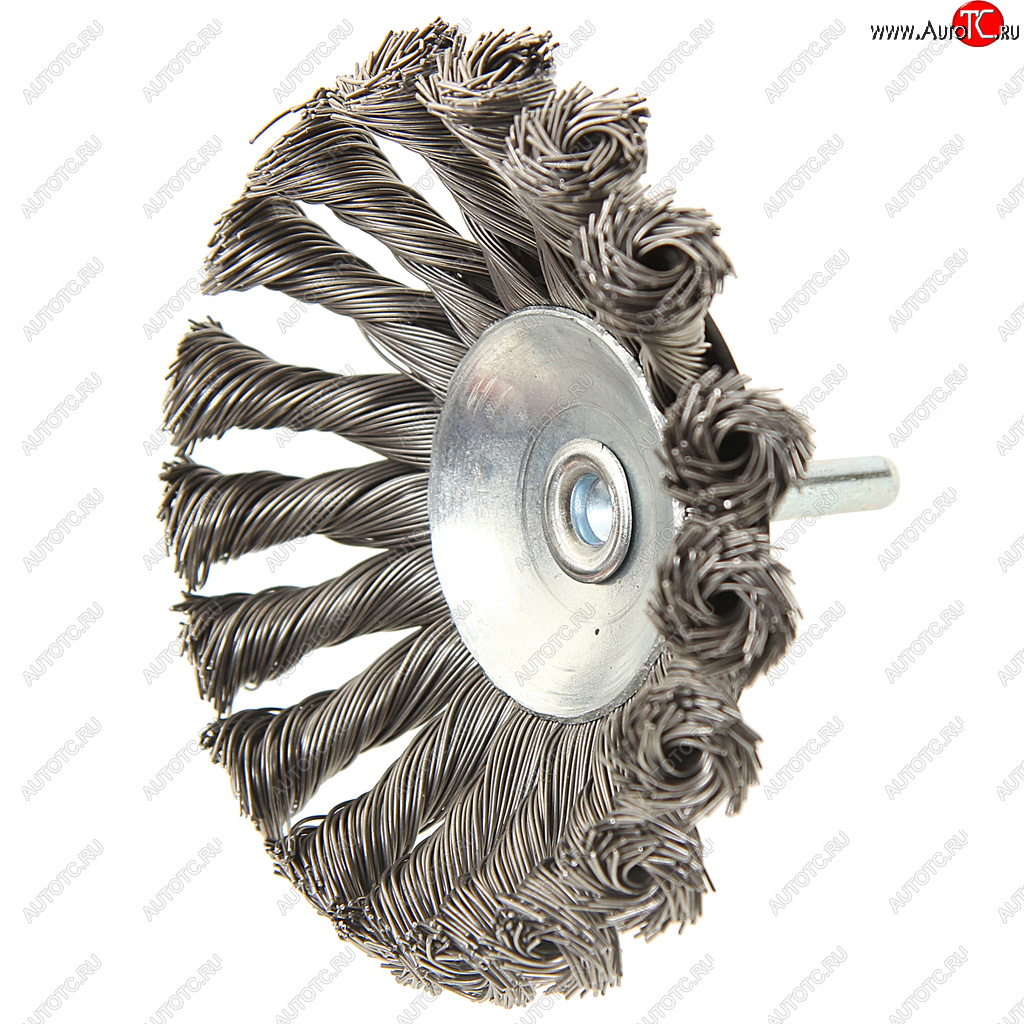 349 р. Кордщетка для дрели дисковая 100мм с хвостовиком ROCKFORCE ROCKFORCE rf-bck104  с доставкой в г. Керчь