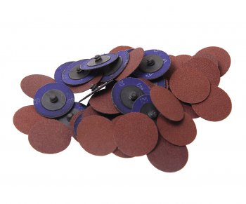 1 269 р. Круг шлифовальный 50мм (№120) абразивный коричневый 50шт. ROCKFORCE ROCKFORCE rf-bd2120a  с доставкой в г. Керчь. Увеличить фотографию 1