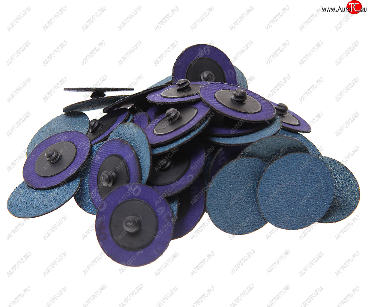 2 299 р. Круг шлифовальный 50мм (№40) абразивный синий 50шт. ROCKFORCE ROCKFORCE rf-bd240z  с доставкой в г. Керчь