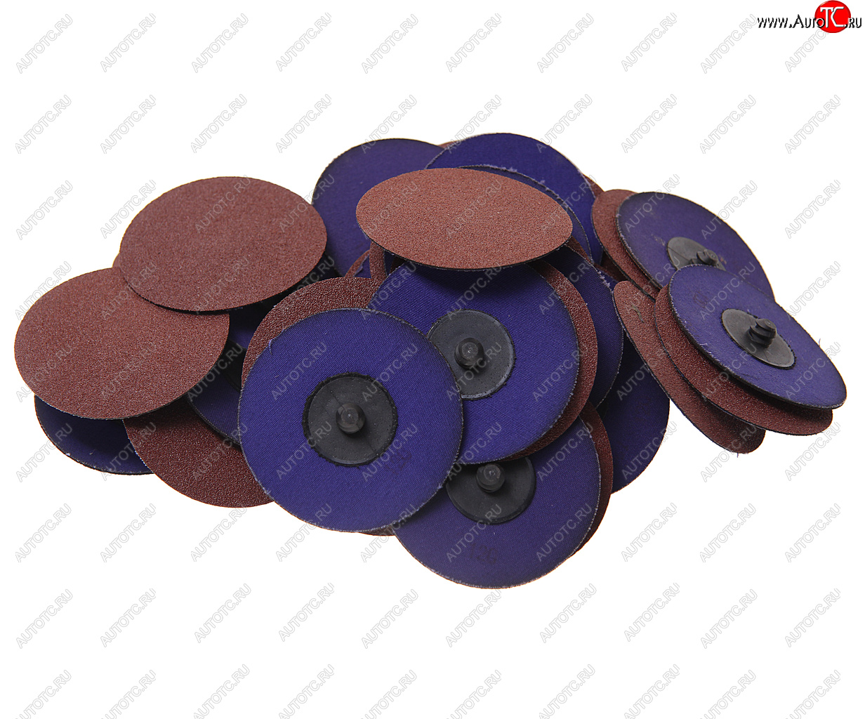2 399 р. Круг шлифовальный 75мм (№120) абразивный коричневый 50шт. ROCKFORCE ROCKFORCE rf-bd3120a  с доставкой в г. Керчь