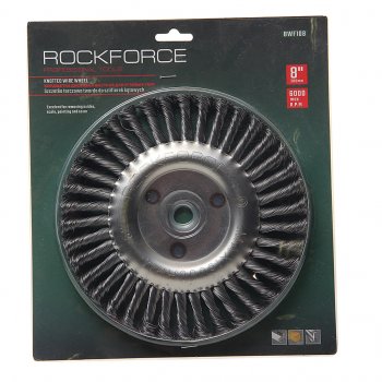 959 р. Кордщетка для УШМ дисковая 200мм витая сталь в блистере ROCKFORCE ROCKFORCE rf-bwf108  с доставкой в г. Керчь. Увеличить фотографию 1