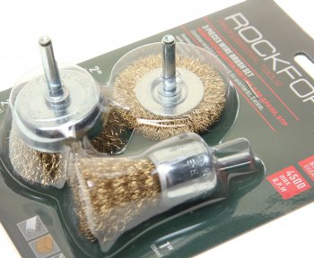 265 р. Набор кордщеток для дрели 25,50мм (3шт.) в блистере ROCKFORCE ROCKFORCE rf-bws301  с доставкой в г. Керчь. Увеличить фотографию 2
