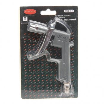 359 р. Пистолет продувочный пневматический (сопло 15мм) в блистере ROCKFORCE ROCKFORCE rf-dg-10-1  с доставкой в г. Керчь. Увеличить фотографию 1