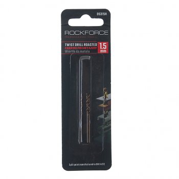80 р. Сверло по металлу 1.5мм HSS Cobalt (3шт.) ROCKFORCE ROCKFORCE rf-ds315h  с доставкой в г. Керчь. Увеличить фотографию 1