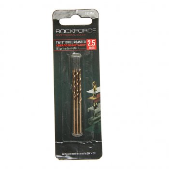 Сверло по металлу 2.5мм HSS Cobalt (3шт.) ROCKFORCE ROCKFORCE rf-ds325h ROCKFORCE rf-ds325h