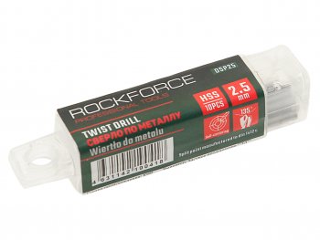 165 р. Сверло по металлу 2.5мм HSS (10шт.) ROCKFORCE ROCKFORCE rf-dsp25  с доставкой в г. Керчь. Увеличить фотографию 2