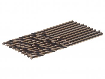 140 р. Сверло по металлу 2.4мм HSS Cobalt (10шт.) ROCKFORCE ROCKFORCE rf-dsp332 ROCKFORCE rf-dsp332  с доставкой в г. Керчь. Увеличить фотографию 1