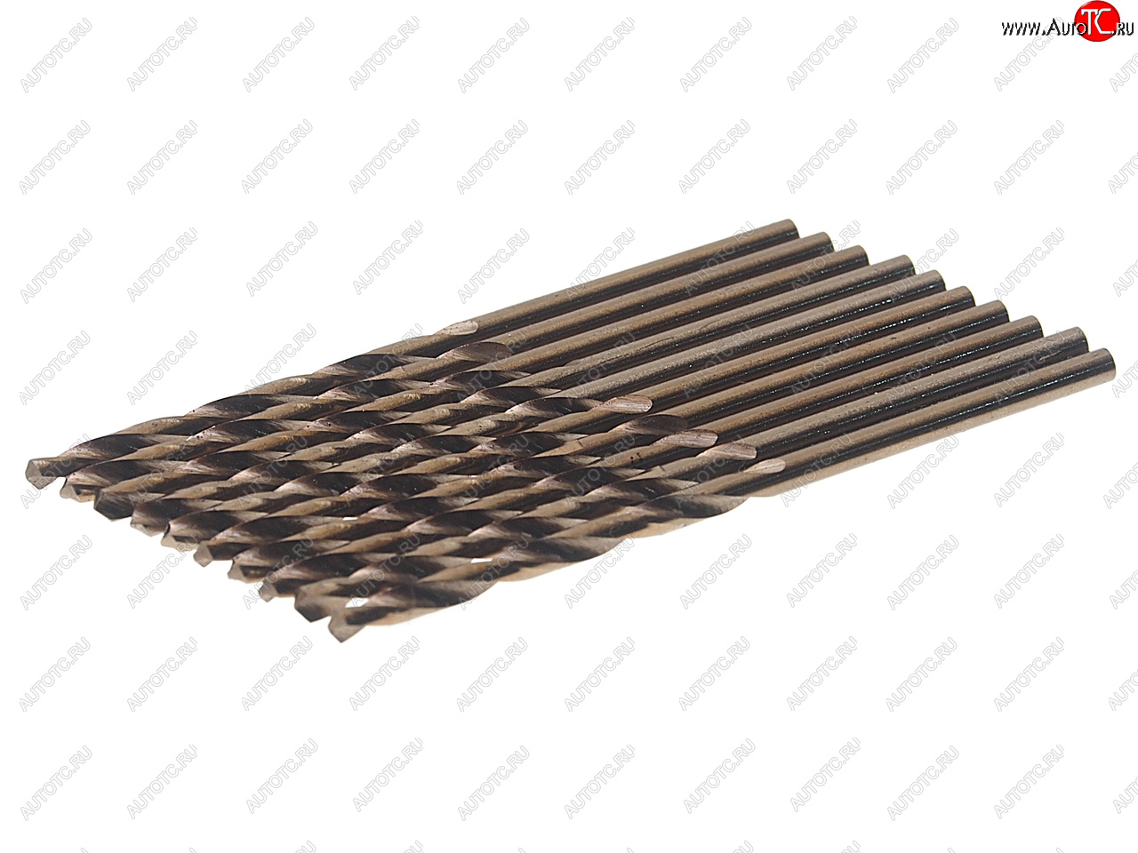 140 р. Сверло по металлу 2.4мм HSS Cobalt (10шт.) ROCKFORCE ROCKFORCE rf-dsp332 ROCKFORCE rf-dsp332  с доставкой в г. Керчь
