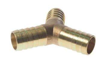 399 р. Переходник для компрессора 18мм Y-образный елочка ROCKFORCE ROCKFORCE rf-e102-57  с доставкой в г. Керчь. Увеличить фотографию 1