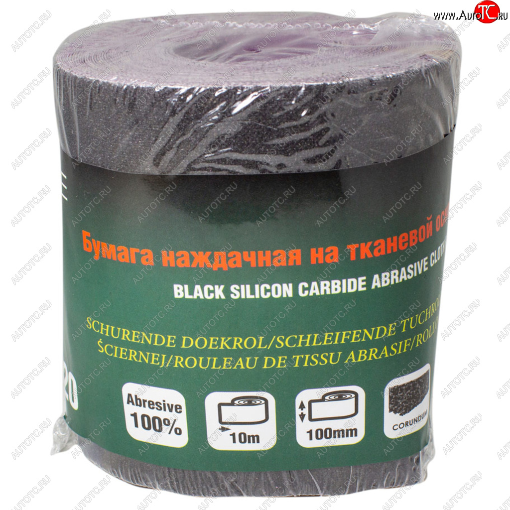 799 р. Бумага наждачная P-120 100ммх10м на тканевой основе рулон ROCKFORCE ROCKFORCE rf-fb4120c  с доставкой в г. Керчь