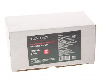 1 999 р. Круг шлифовальный лепестковый 75мм (№80) 10шт. ROCKFORCE ROCKFORCE rf-fd380c  с доставкой в г. Керчь. Увеличить фотографию 2