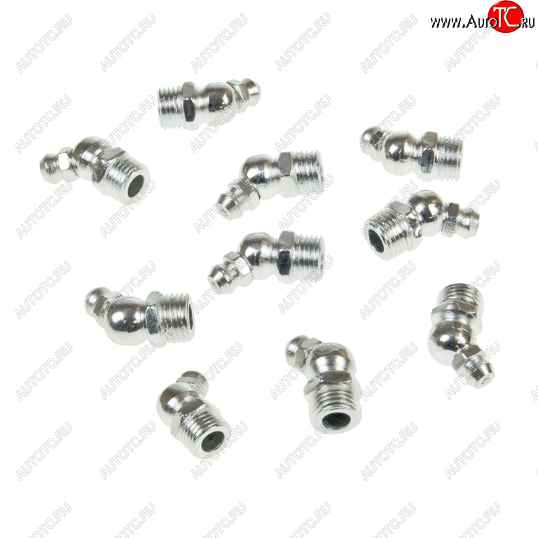 138 р. Пресс-масленка 10мм угловая (45град.), 10шт. ROCKFORCE ROCKFORCE rf-gn-01-45-10mm ROCKFORCE rf-gn-01-45-10mm  с доставкой в г. Керчь