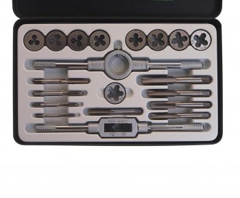 2 659 р. Набор метчиков и плашек метрический 20 предметов ROCKFORCE ROCKFORCE rf-m020-1  с доставкой в г. Керчь. Увеличить фотографию 2