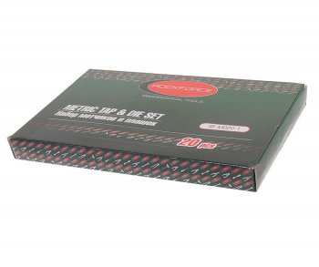 2 659 р. Набор метчиков и плашек метрический 20 предметов ROCKFORCE ROCKFORCE rf-m020-1  с доставкой в г. Керчь. Увеличить фотографию 4