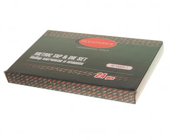 3 099 р. Набор метчиков и плашек метрический 24 предмета ROCKFORCE ROCKFORCE rf-m024-1  с доставкой в г. Керчь. Увеличить фотографию 4