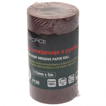 284 р. Бумага наждачная P-120 115ммх5м рулон ROCKFORCE ROCKFORCE rf-sr2120a  с доставкой в г. Керчь. Увеличить фотографию 1