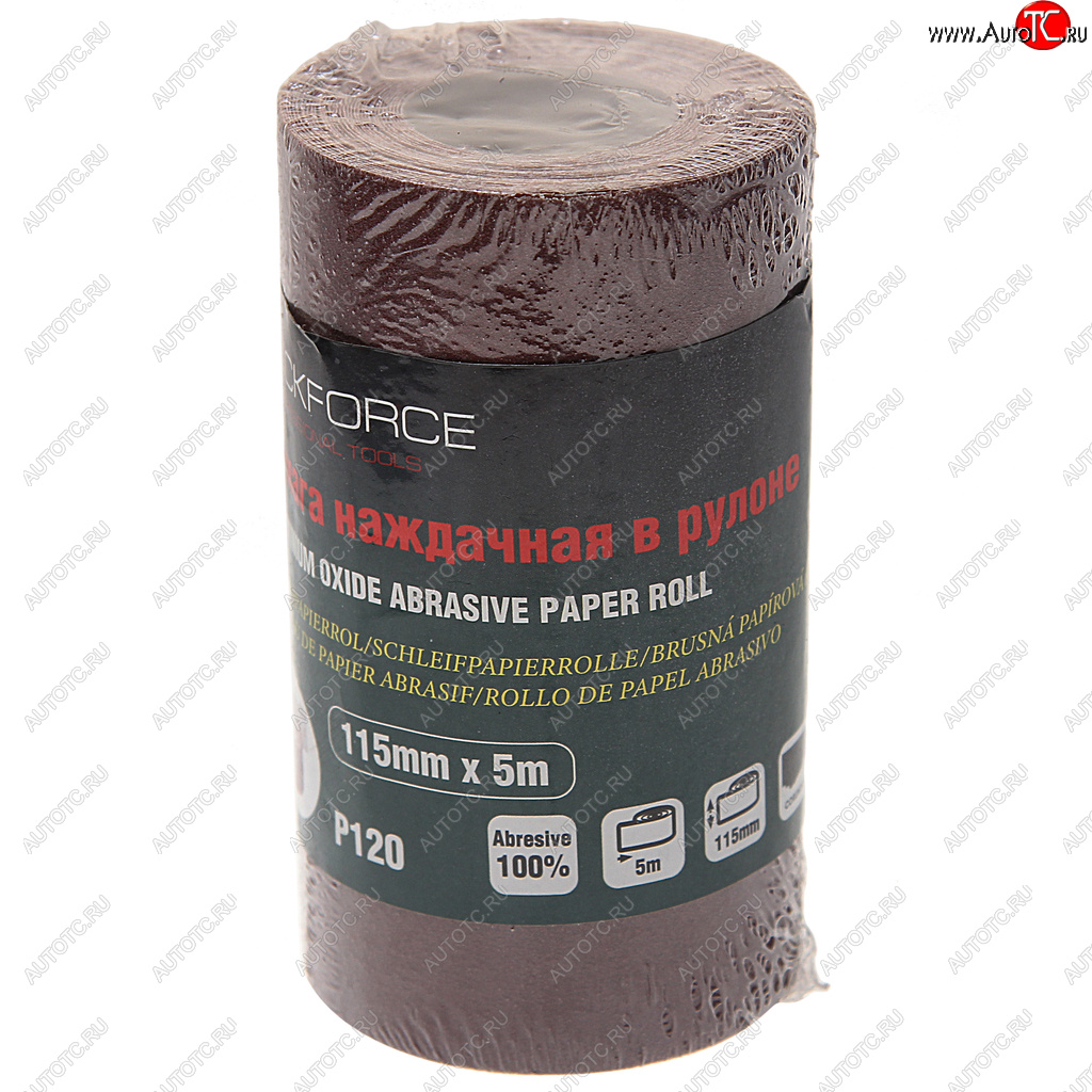 284 р. Бумага наждачная P-120 115ммх5м рулон ROCKFORCE ROCKFORCE rf-sr2120a  с доставкой в г. Керчь