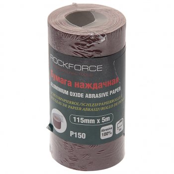 276 р. Бумага наждачная P-150 115ммх5м рулон ROCKFORCE ROCKFORCE rf-sr2150a  с доставкой в г. Керчь. Увеличить фотографию 1