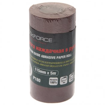 285 р. Бумага наждачная P-180 115ммх5м рулон ROCKFORCE ROCKFORCE rf-sr2180a  с доставкой в г. Керчь. Увеличить фотографию 1
