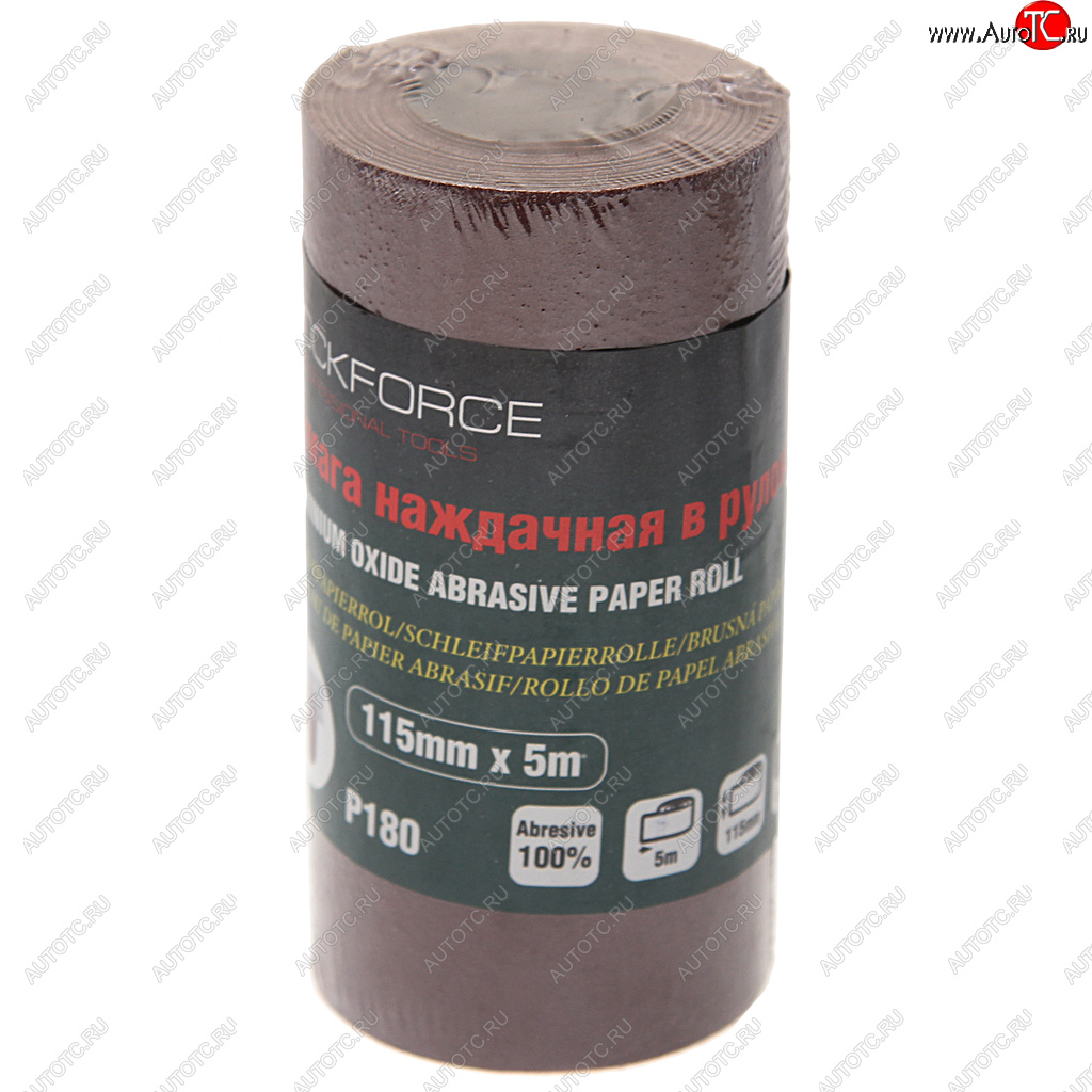 285 р. Бумага наждачная P-180 115ммх5м рулон ROCKFORCE ROCKFORCE rf-sr2180a  с доставкой в г. Керчь