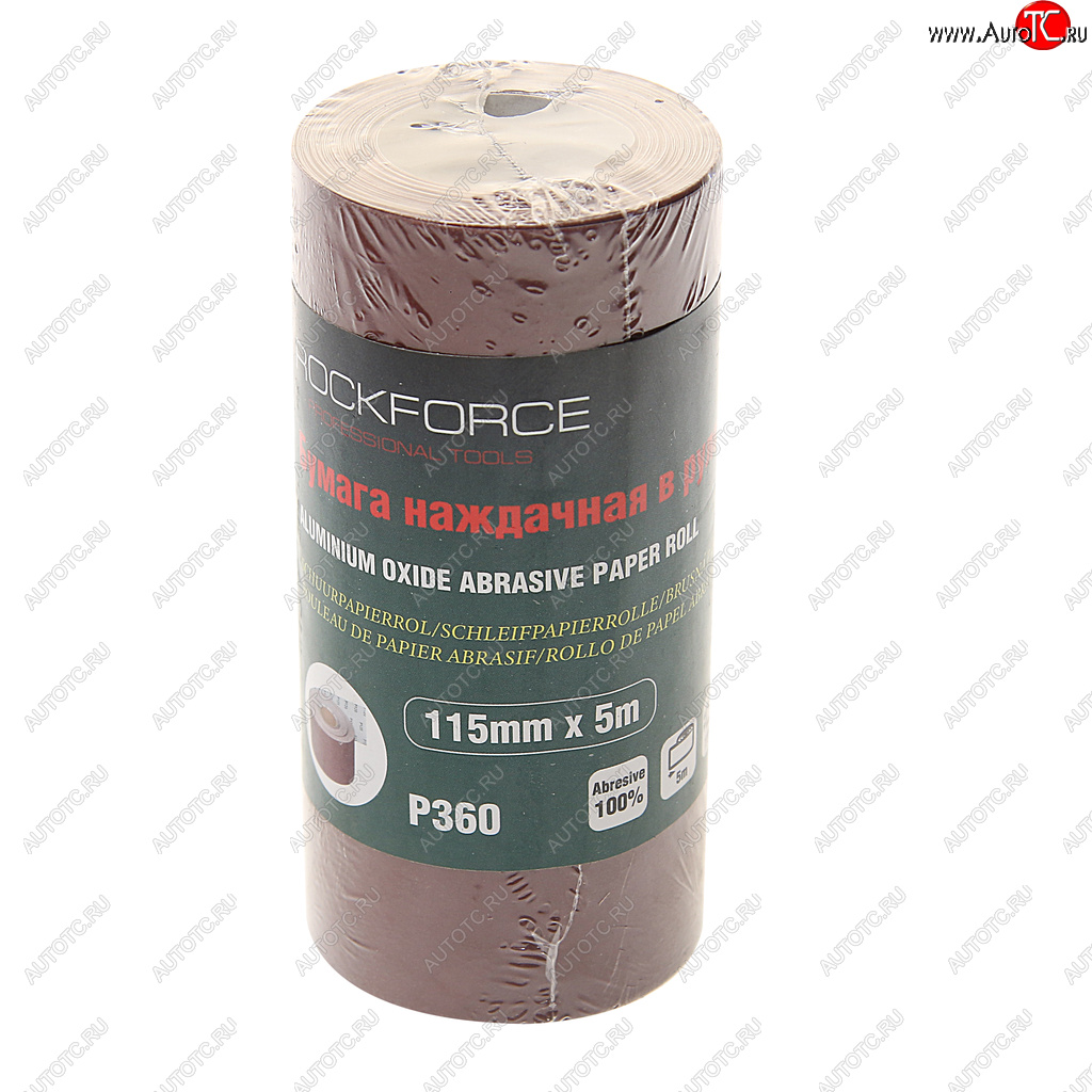 319 р. Бумага наждачная P-360 115ммх5м рулон ROCKFORCE ROCKFORCE rf-sr2360a  с доставкой в г. Керчь