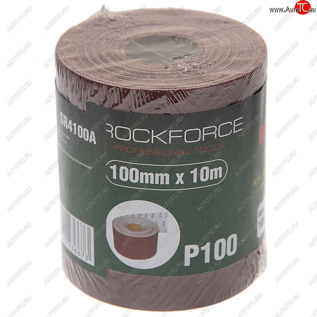 559 р. Бумага наждачная P-100 100ммх10м рулон ROCKFORCE ROCKFORCE rf-sr4100a  с доставкой в г. Керчь