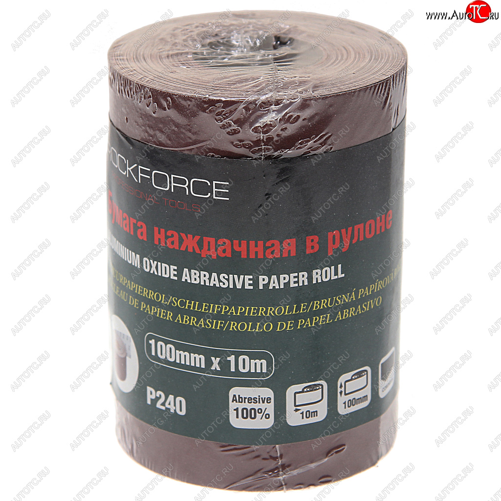 479 р. Бумага наждачная P-240 100ммх10м рулон ROCKFORCE ROCKFORCE rf-sr4240a  с доставкой в г. Керчь
