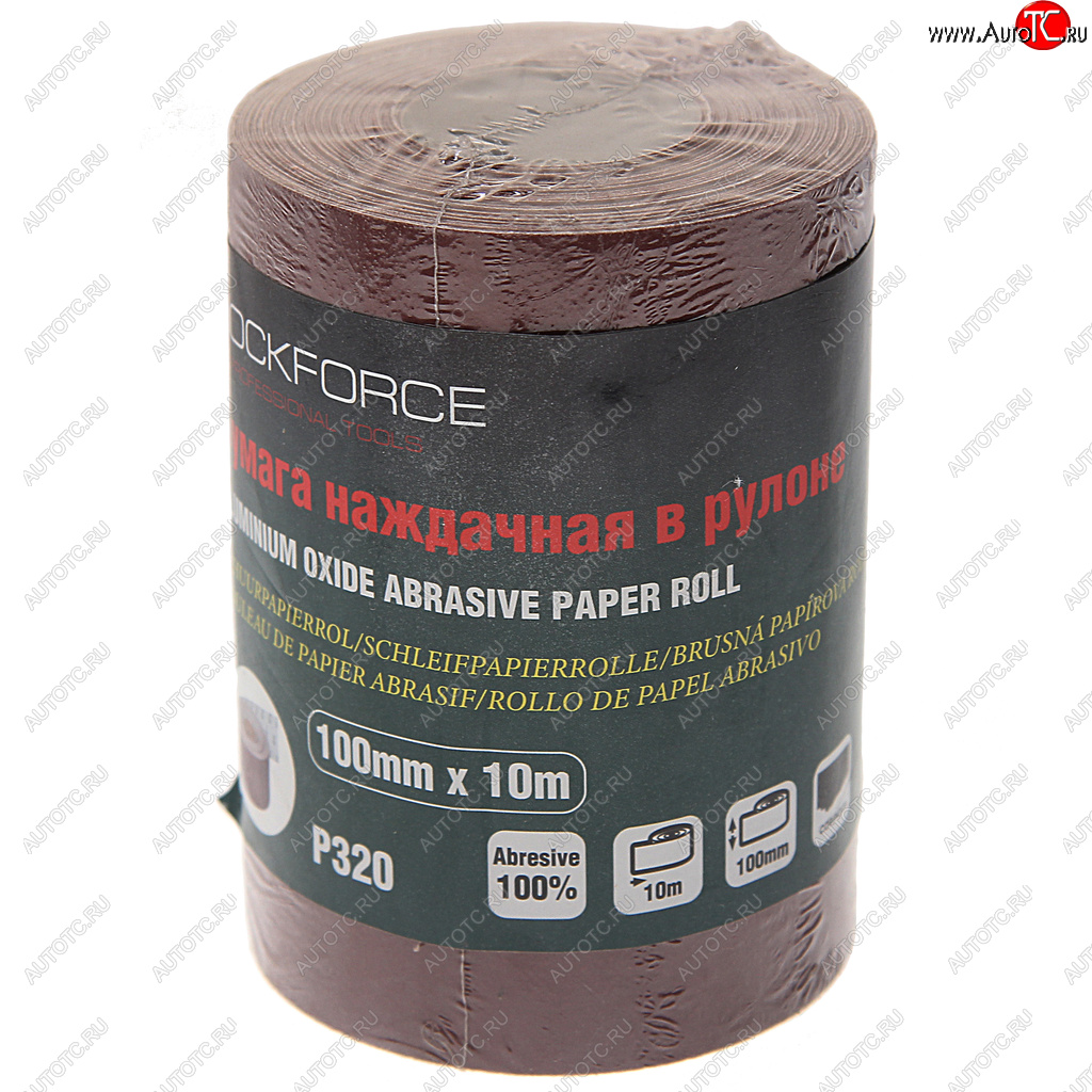 549 р. Бумага наждачная P-320 100ммх10м рулон ROCKFORCE ROCKFORCE rf-sr4320a  с доставкой в г. Керчь