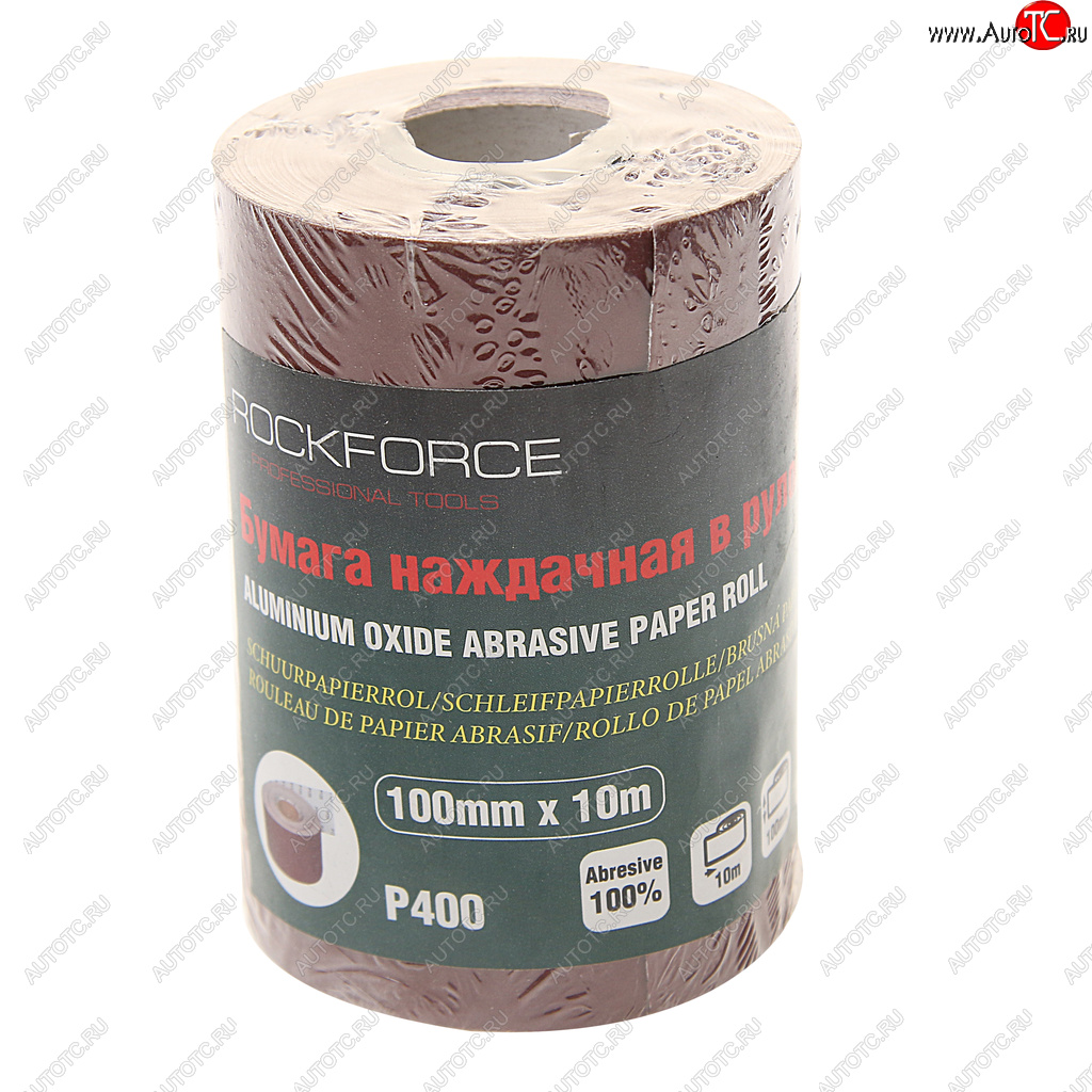479 р. Бумага наждачная P-400 100ммх10м рулон ROCKFORCE ROCKFORCE rf-sr4400a  с доставкой в г. Керчь