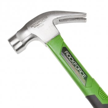 429 р. Молоток гвоздодер 0.250кг фибергласовая ручка ROCKFORCE ROCKFORCE rf-t7008  с доставкой в г. Керчь. Увеличить фотографию 2