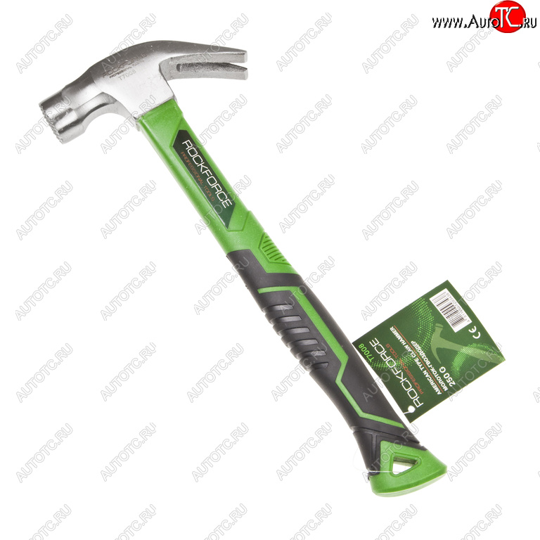 429 р. Молоток гвоздодер 0.250кг фибергласовая ручка ROCKFORCE ROCKFORCE rf-t7008  с доставкой в г. Керчь