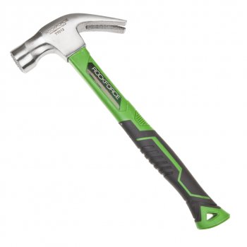 539 р. Молоток гвоздодер 0.350кг фибергласовая ручка ROCKFORCE ROCKFORCE rf-t7012  с доставкой в г. Керчь. Увеличить фотографию 1