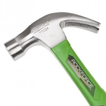 659 р. Молоток гвоздодер 0.680кг фибергласовая ручка ROCKFORCE ROCKFORCE rf-t7024  с доставкой в г. Керчь. Увеличить фотографию 2
