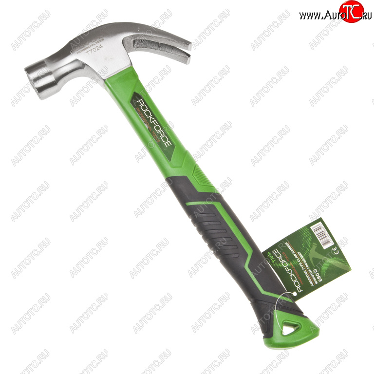 659 р. Молоток гвоздодер 0.680кг фибергласовая ручка ROCKFORCE ROCKFORCE rf-t7024  с доставкой в г. Керчь