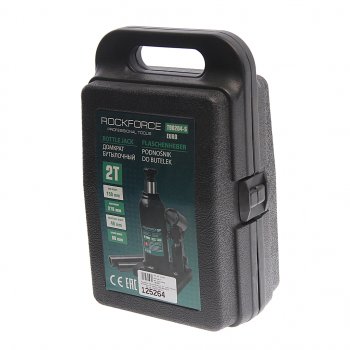 2 589 р. Домкрат бутылочный 2т 150-278мм с клапаном в кейсе ROCKFORCE ROCKFORCE rf-t90204s-euro  с доставкой в г. Керчь. Увеличить фотографию 3