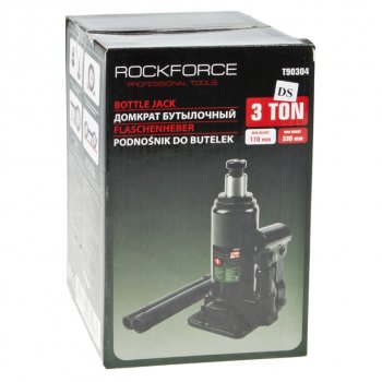 1 679 р. Домкрат бутылочный 3т 170-330мм с клапаном ROCKFORCE ROCKFORCE rf-t90304(ds) ROCKFORCE rf-t90304(ds)  с доставкой в г. Керчь. Увеличить фотографию 3