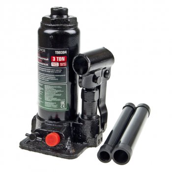 Домкрат бутылочный 3т 170-330мм с клапаном ROCKFORCE ROCKFORCE rf-t90304(ds) ROCKFORCE rf-t90304(ds)