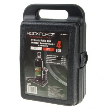 2 249 р. Домкрат бутылочный 4т 194-372мм с клапаном в кейсе ROCKFORCE ROCKFORCE rf-t90404s ROCKFORCE rf-t90404s  с доставкой в г. Керчь. Увеличить фотографию 3