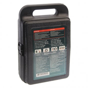 2 899 р. Домкрат бутылочный 4т 180-350мм с клапаном в кейсе ROCKFORCE ROCKFORCE rf-t90404seuro  с доставкой в г. Керчь. Увеличить фотографию 3