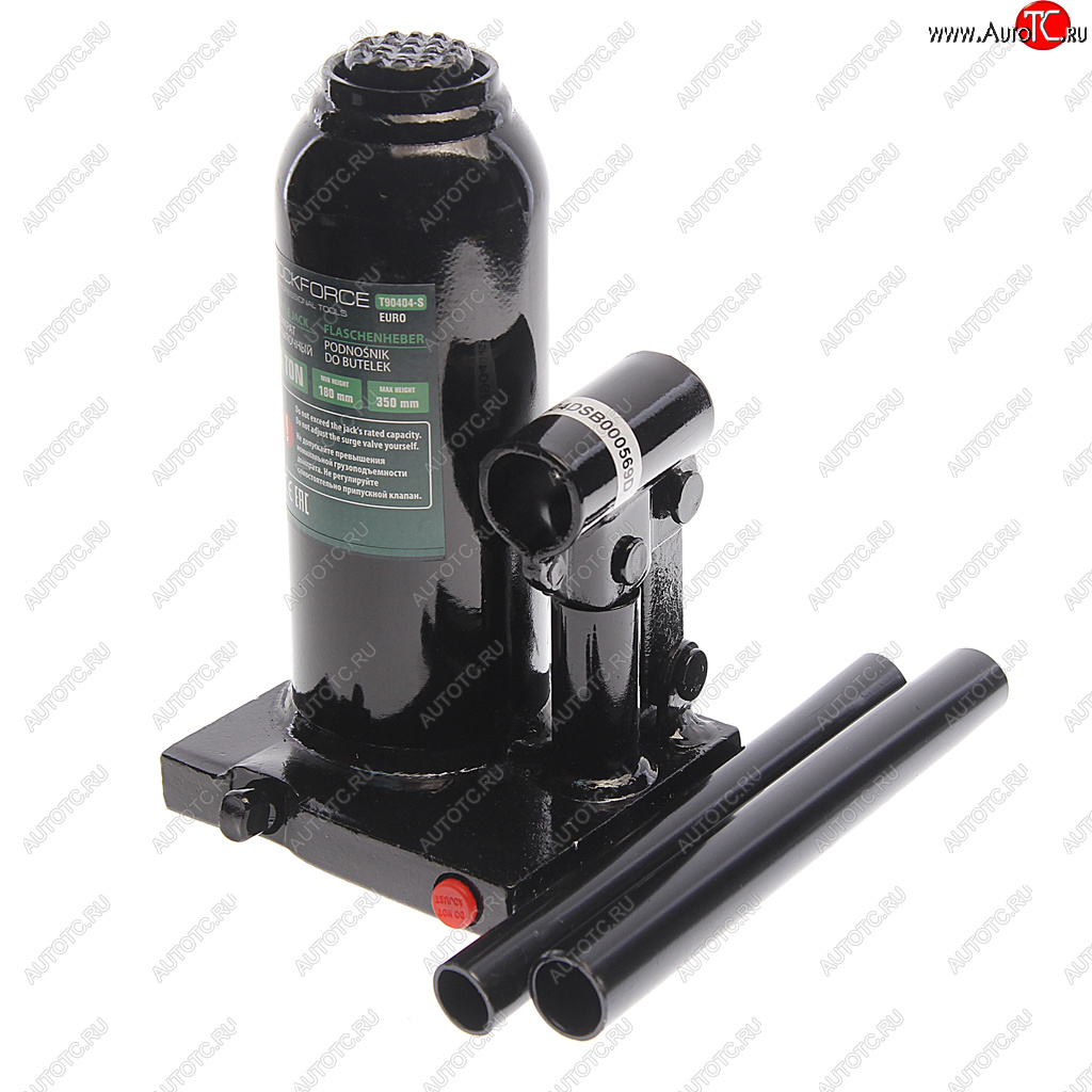 2 899 р. Домкрат бутылочный 4т 180-350мм с клапаном в кейсе ROCKFORCE ROCKFORCE rf-t90404seuro  с доставкой в г. Керчь