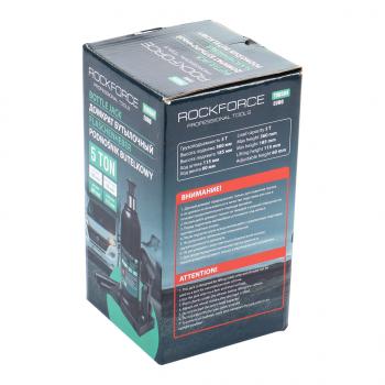 2 579 р. Домкрат бутылочный 5т 185-360мм с клапаном ROCKFORCE ROCKFORCE rf-t90504euro  с доставкой в г. Керчь. Увеличить фотографию 5