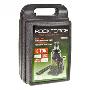 3 389 р. Домкрат бутылочный 8т 200-400мм с клапаном в кейсе ROCKFORCE ROCKFORCE rf-t90804s  с доставкой в г. Керчь. Увеличить фотографию 3