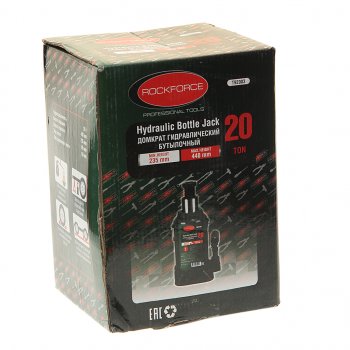 13 799 р. Домкрат бутылочный 20т 248-598мм с клапаном ROCKFORCE ROCKFORCE rf-t92003  с доставкой в г. Керчь. Увеличить фотографию 4