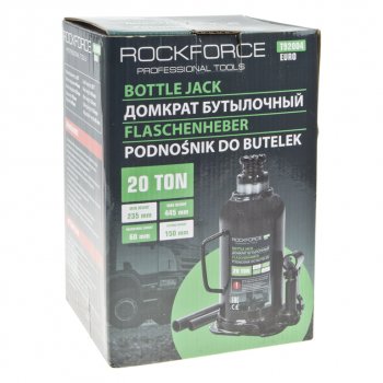 6 199 р. Домкрат бутылочный 20т 235-445мм низкопрофильный ROCKFORCE ROCKFORCE rf-t92004euro  с доставкой в г. Керчь. Увеличить фотографию 3
