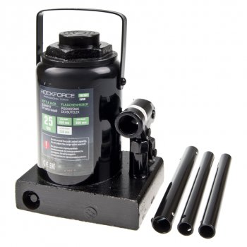 11 899 р. Домкрат бутылочный 25т 230-360мм низкопрофильный ROCKFORCE ROCKFORCE rf-t92507euro  с доставкой в г. Керчь. Увеличить фотографию 1