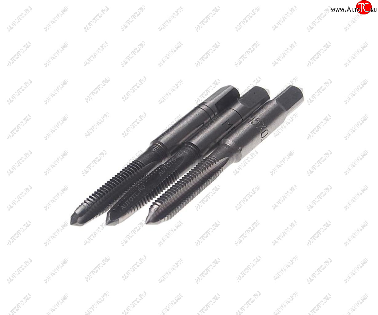 209 р. Метчик М05x0.8мм комплект 3шт. в пластиковом футляре ROCKFORCE ROCKFORCE rf-tap05080  с доставкой в г. Керчь