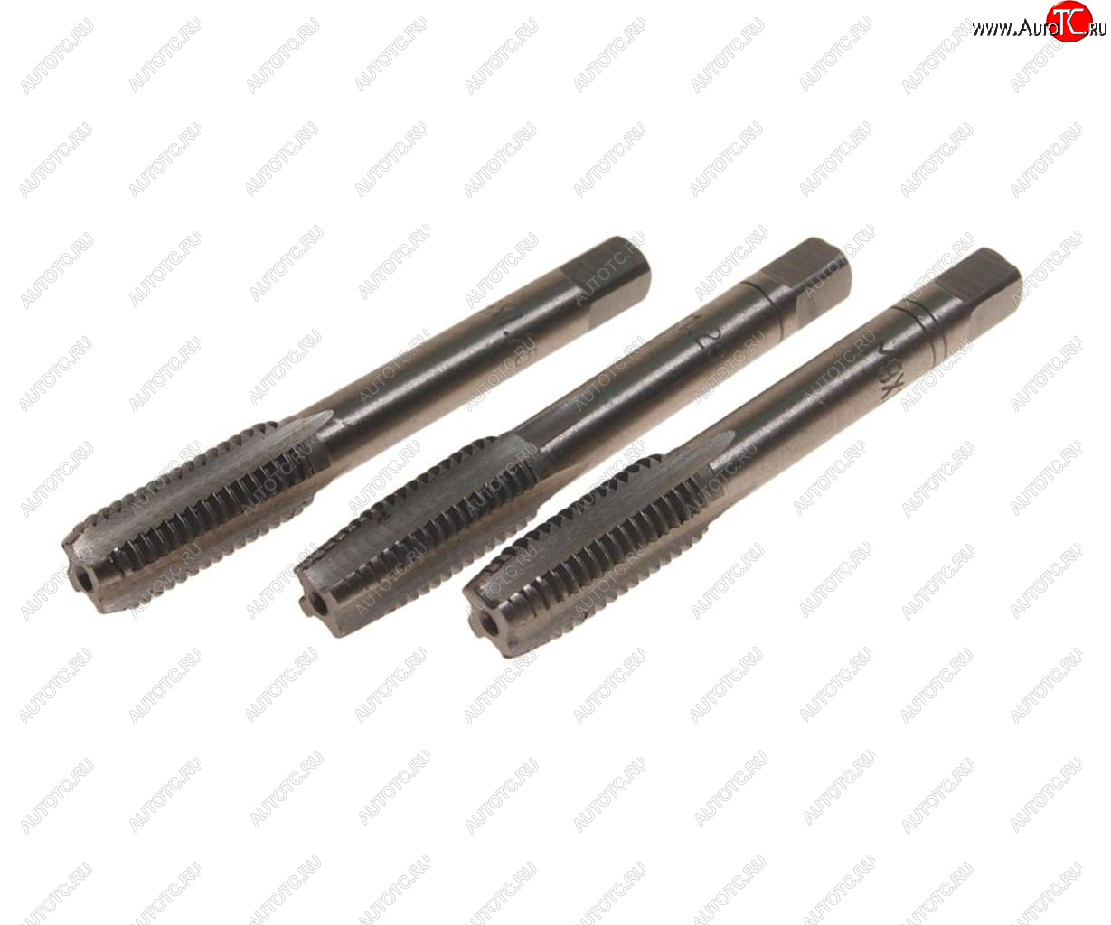 379 р. Метчик М09x1.25мм комплект 3шт. в пластиковом футляре ROCKFORCE ROCKFORCE rf-tap09125  с доставкой в г. Керчь