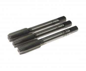 291 р. Метчик М10x1.25мм комплект 3шт. в пластиковом футляре ROCKFORCE ROCKFORCE rf-tap10125 ROCKFORCE rf-tap10125  с доставкой в г. Керчь. Увеличить фотографию 1